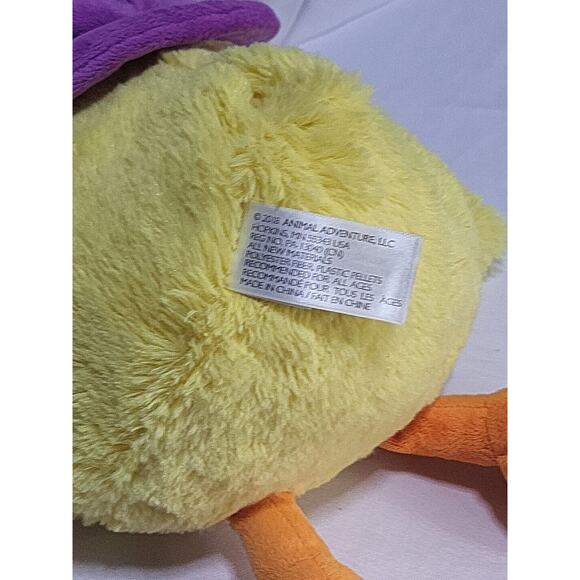 Yellow Baby Chick Spring Easter Stuffed Plush Animal Toy 2018 Animal Adventure - Picture 6 of 9